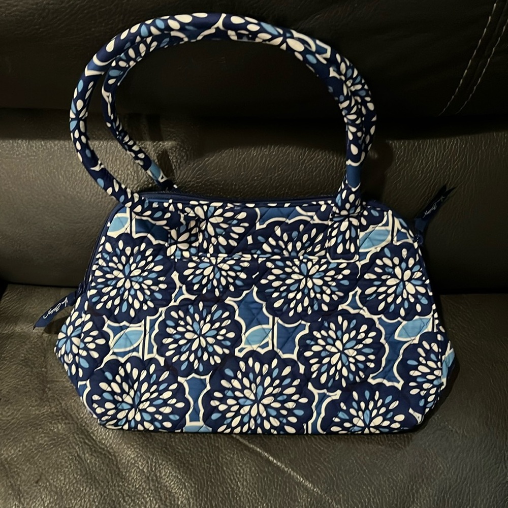 Vera Bradley blue pattern shoulder bag